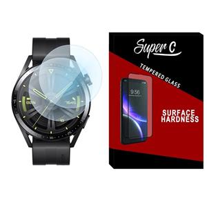 محافظ صفحه نمایش شیشه ای سوپرسی مدل SH-SC مناسب برای ساعت هوشمند هوآوی Watch GT3 46mm بسته دو عددی