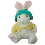 عروسک طرح خرگوش مدل Rabbit with Hat کد SZT7/484 ارتفاع 27 سانتی‌متر
