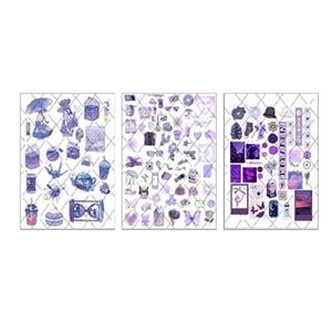 برچسب مدل برش نخورده طرح پک اسکرپ بوک اسرار آمیز مجموعه 3 عددی -