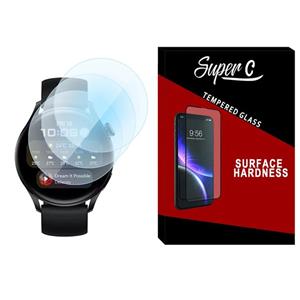 محافظ صفحه نمایش شیشه ای سوپرسی مدل SH-SC مناسب برای ساعت هوشمند هواوی Watch 3 Active Edition بسته سه عددی