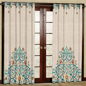 پرده مدل پانچی کد 2 سایز 140x280 سانتی متر