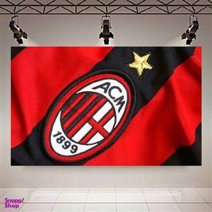 پوستر طرح فوتبال مدل پیراهن باشگاه آ ث میلان کد AR18050