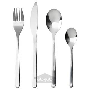 سرویس قاشق و چنگال 16 پارچه ایکیا مدل fornuft