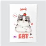 دفتر نقاشی حس آمیزی طرح گربه مدل یاسمین کد cat