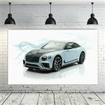 پوستر پارچه ای طرح ماشین بنتلی - Bentley مدل SDP1450