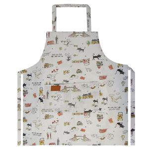 پیش بند آشپزخانه هوم اند لایف مدل تیچکو طرح گربه