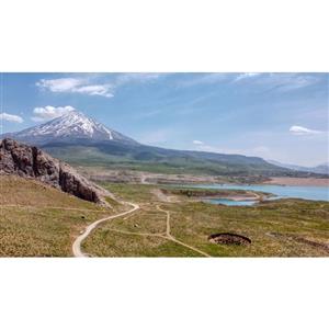 تابلو شاسی مدل دماوند و دریاچه استودیو کژال