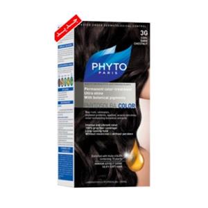 رنگ موی بلوطی یخی تیره فیتو PHYTO COLOR COOL DARK CHESTNUT 3G 