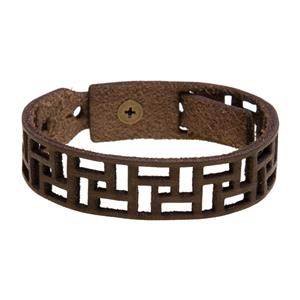 دستبند چرم طبیعی دایس مدل DBL08003 Dice DBL08003 Bracelet