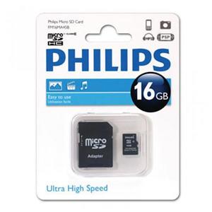 مموری کارت Micro SD فیلیپس کلاس 10 مدل FM16MA45B ظرفیت 16 گیگا‌بایت   Philips FM16MA45B Class10 Micro SD Memory Card 16GB