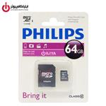 Philips FM64MA45B Class10 Micro SD Memory Card 64GB