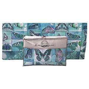 تشک مهمان مدل مخمل طرح پروانه کد 33 یک نفره سایز 90×190 سانتی متر