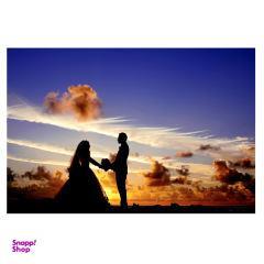 تابلو شاسی طرح عروس و داماد کد 0274