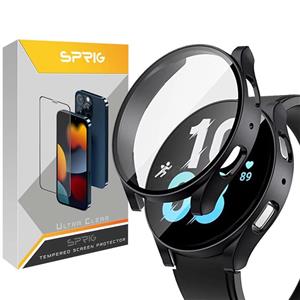 کاور اسپریگ مدل SPG Case مناسب برای ساعت هوشمند سامسونگ Galaxy Watch 5 44mm به همراه محافظ صفحه نمایش