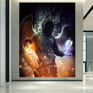 استیکر طرح Angel and Demon کد AR1365