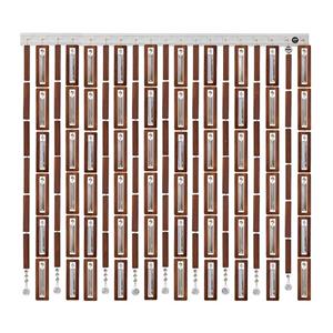پرده آریا کریستال کد 1 سایز 100x200 سانتی متر