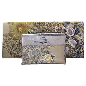 تشک مهمان مدل مخمل طرح گل کد 35 یک نفره سایز 90×190 سانتی متر