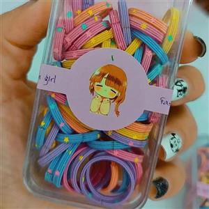 کش مو دخترانه مدل چهل گیس جعبه ای بسته 90 عددی