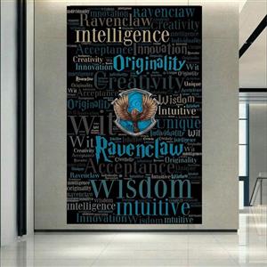 پوستر طرح هری پاتر مدل Ravenclaw کد AR24500