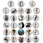 پیکسل مدل S2-25 طرح انیمیشن کارتون حیوانات ماداگاسکار شیر پنگوئن گورخر مجموعه 28 عددی