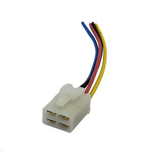 سوکت رله فن انژکتور (4 فیش مادگی) آریکو 1408 .پراید - بسته 10 عددی