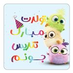 مگنت کاکتی طرح تولد تندیس مدل پرندگان خشمگین Angry Birds کد mg57401