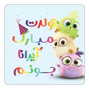 مگنت کاکتی طرح تولد آیرانا مدل پرندگان خشمگین Angry Birds کد mg55964