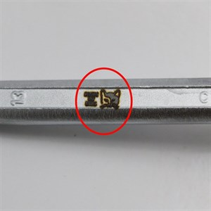 آچار دو سر رینگی مدل پرشین کت کد YPA-012-13MM سایز 12-13 میلیمتر