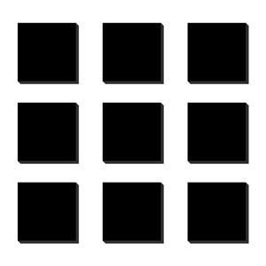 تخته چوب مدل مربعی کد 7 مجموعه 9 عددی -