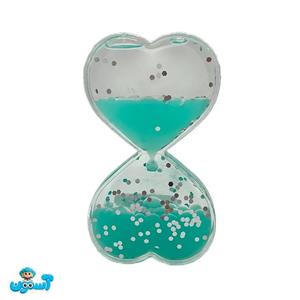 ساعت شنی مدل ژله ای روغنی طرح قلب پاستیلی کد 00377.378