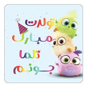 مگنت کاکتی طرح تولد تلما مدل پرندگان خشمگین Angry Birds کد mg57391