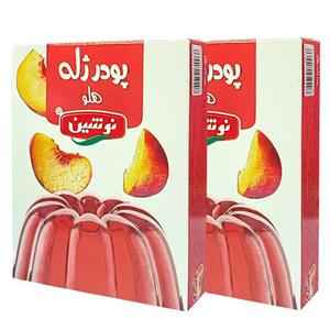 پودر ژله هلو نوشین - 100 گرم مجموعه 2 عددی