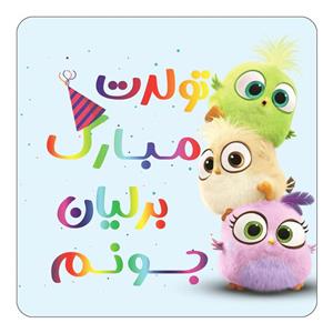 مگنت کاکتی طرح تولد برلیان مدل پرندگان خشمگین Angry Birds کد mg57025 