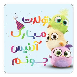 مگنت کاکتی طرح تولد آدنیس مدل پرندگان خشمگین Angry Birds کد mg55391