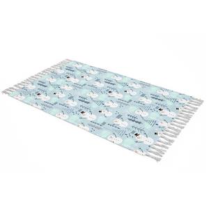 شال مبل طرح آدم برفی کد Q2SH1074 سایز 98x180 سانتی متر
