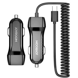 شارژر فندکی Joyroom UP-522AL 2.1A Car Charger + Type-C Cable