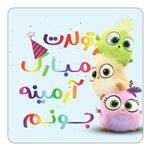 مگنت کاکتی طرح تولد آرمینه مدل پرندگان خشمگین Angry Birds کد mg55574