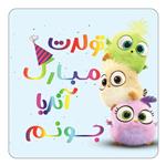 مگنت کاکتی طرح تولد آندیا مدل پرندگان خشمگین Angry Birds کد mg55841