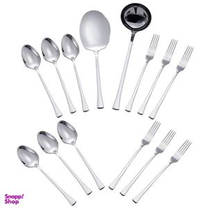 سرویس قاشق و چنگال 14 پارچه جی فی نی مدل 04