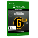 بازی دیجیتال PlayerUnknown’s BattleGrounds 1100 G-Coin Digital Token برای Xbox One