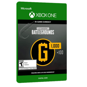 بازی دیجیتال PlayerUnknown’s BattleGrounds 1100 G-Coin Digital Token برای Xbox One 