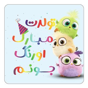 مگنت کاکتی طرح تولد اورنگ مدل پرندگان خشمگین Angry Birds کد mg56734 