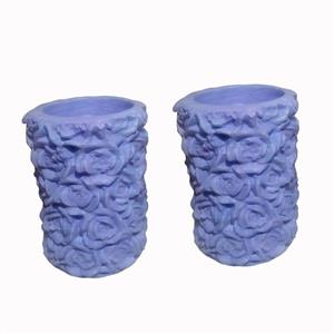 جاشمعی مدل گل گلی کد G 22 بسته دو عددی