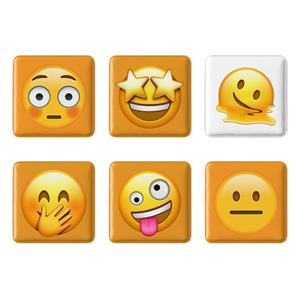 مگنت خندالو طرح ایموجی Emoji کد 1558A مجموعه 6 عددی 