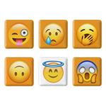 مگنت خندالو طرح ایموجی Emoji کد 1558B مجموعه 6 عددی