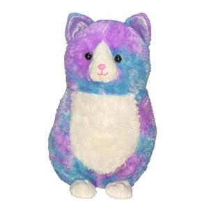 عروسک طرح گربه بالشتی مدل RainBow Kitty Pillow کد SZ11/886 ارتفاع 45 سانتی‌متر