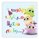 مگنت کاکتی طرح تولد ستیلا مدل پرندگان خشمگین Angry Birds کد mg58926 