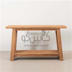 میز عسلی مدل بغل خم B 11012 مجموعه 3 عددی