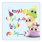 مگنت کاکتی طرح تولد فرنیا مدل پرندگان خشمگین Angry Birds کد mg60448