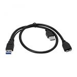 کابل تبدیل microUSB به USB 2.0 فرانت مدل FN-U3CY02 طول 0.2 متر